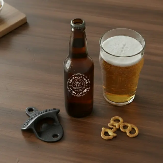 Black Bottle Opener view 3