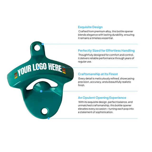 Colored Bottle Opener view 2