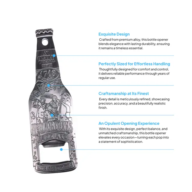 Die Struck Bottle Opener view 2