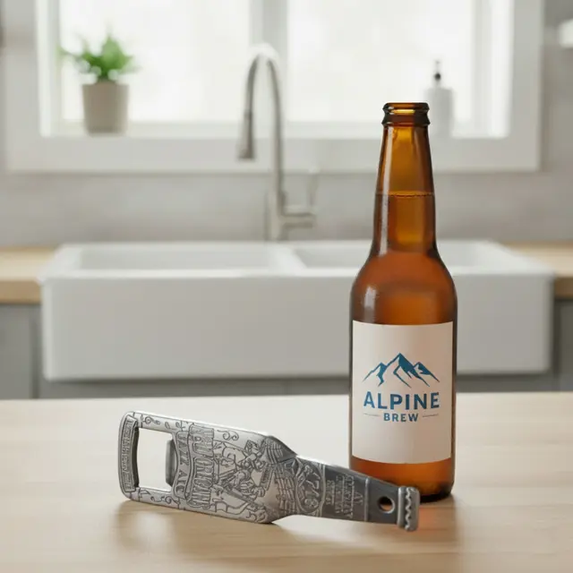 Die Struck Bottle Opener view 4