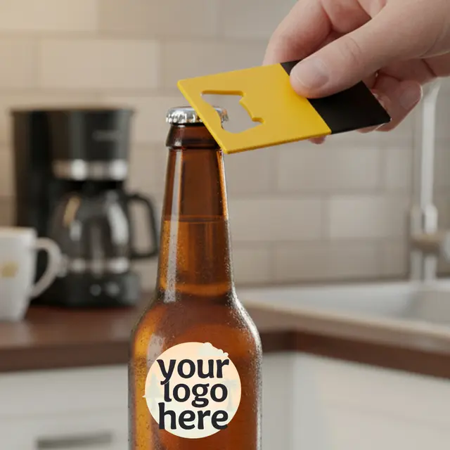 Dual Color Card-Shaped Bottle Opener view 4