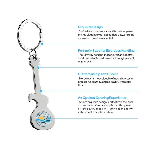 Guitar-Shaped Bottle Opener view 2