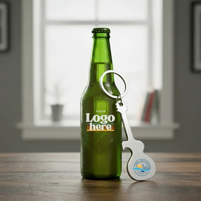 Guitar-Shaped Bottle Opener view 3