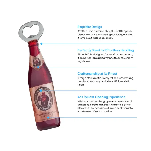 Heart-Shaped Beer Bottle Opener view 2