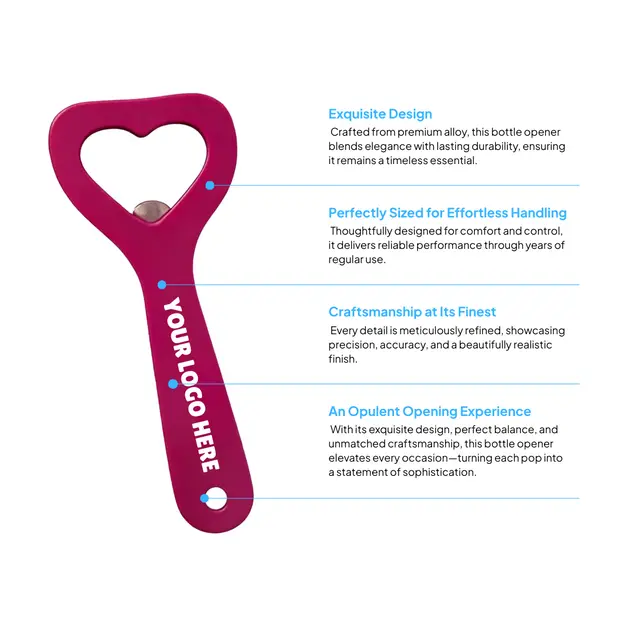 Heart-Shaped Bottle Opener view 2