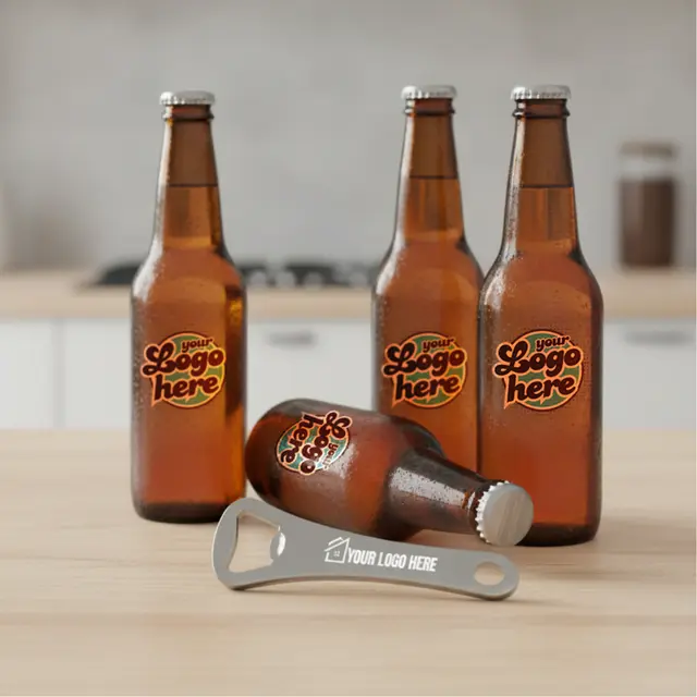 Silver Bottle Opener view 3