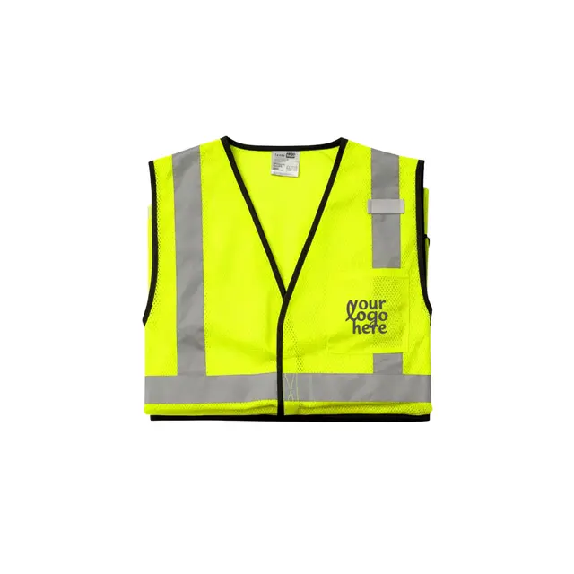 CornerStone® ANSI 107 Class 2 Economy Mesh One-Pocket Vest view 4