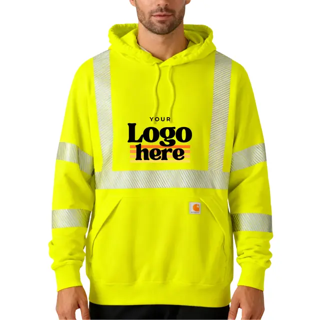 Carhartt® ANSI 107 Class 3 Hooded Sweatshirt view 6