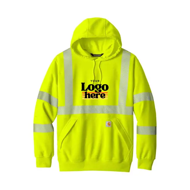 Carhartt® ANSI 107 Class 3 Hooded Sweatshirt view 3