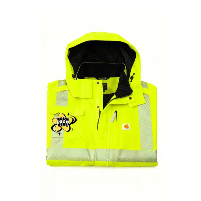 Carhartt® ANSI 107 Class 3 Waterproof Heavyweight Insulated Jacket view 4