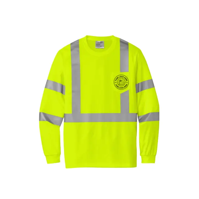 CornerStone® ANSI 107 Class 3 Mesh Long Sleeve Tee view 3