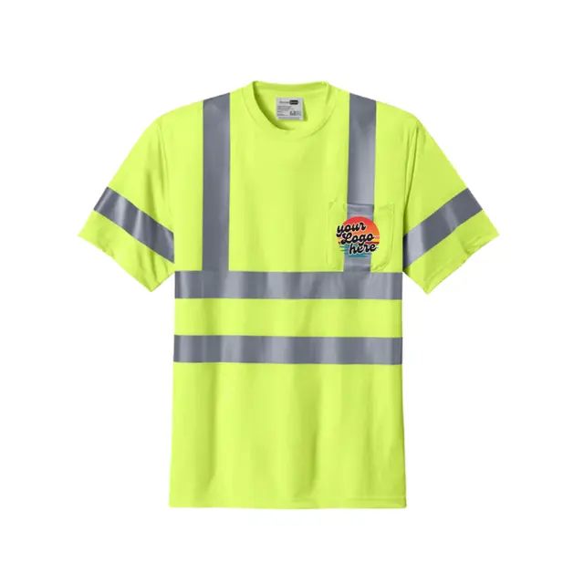 CornerStone® ANSI 107 Class 3 Short Sleeve Snag-Resistant Reflective T-Shirt view 3