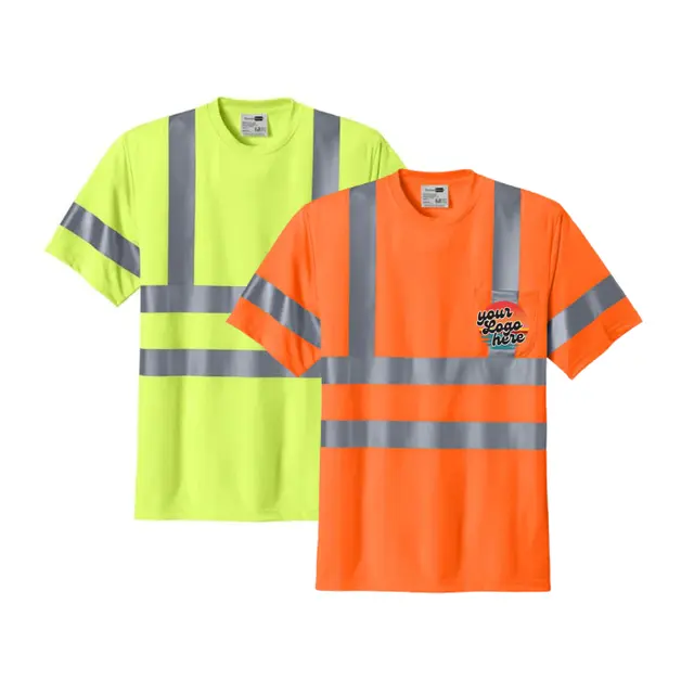 CornerStone® ANSI 107 Class 3 Short Sleeve Snag-Resistant Reflective T-Shirt view 5