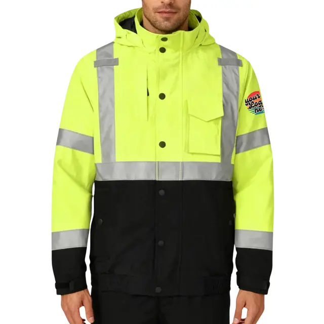 CornerStone® ANSI 107 Class 3 Waterproof Insulated Ripstop Bomber Jacket view 6