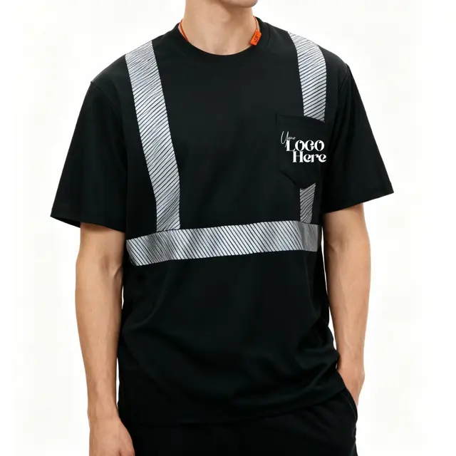 CornerStone® Enhanced Visibility Segmented Tape T-Shirt view 6