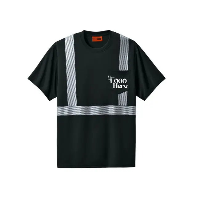 CornerStone® Enhanced Visibility Segmented Tape T-Shirt view 3