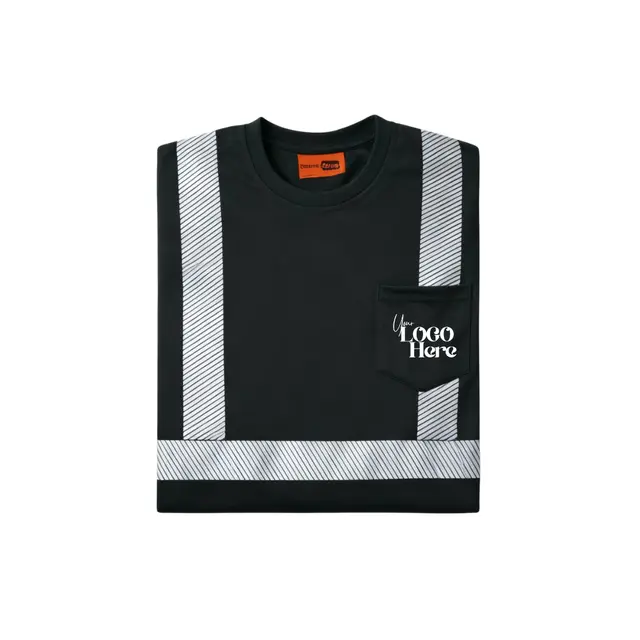 CornerStone® Enhanced Visibility Segmented Tape T-Shirt view 4