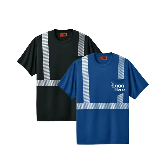 CornerStone® Enhanced Visibility Segmented Tape T-Shirt view 5
