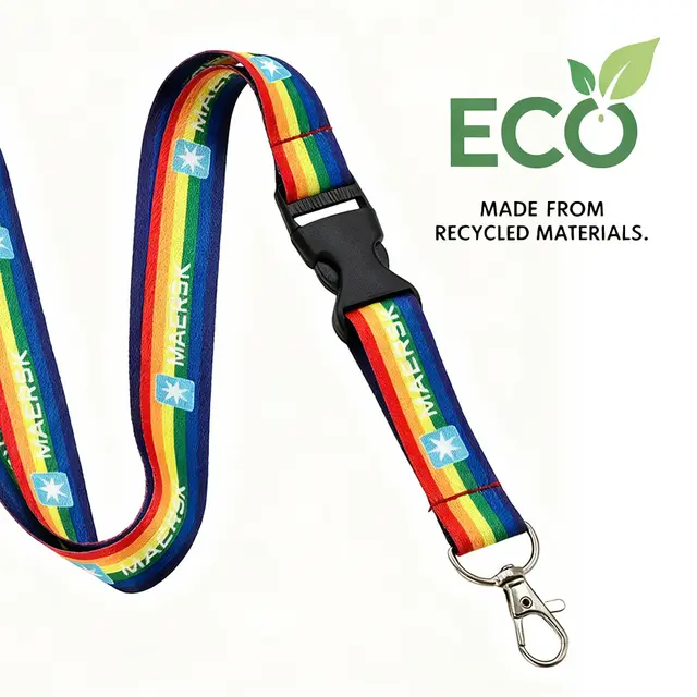 Eco-Friendly rPET Lanyards view 7