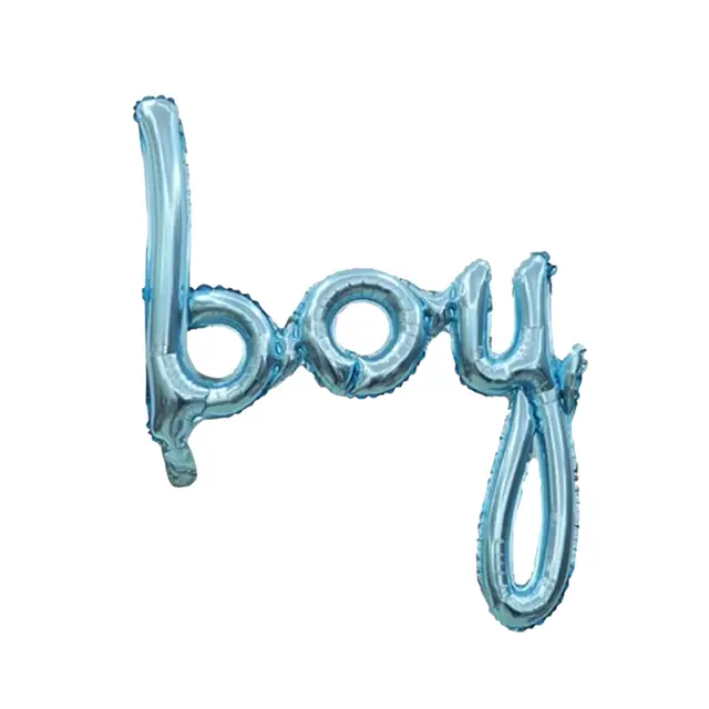 "Boy" Letter Balloon view 5