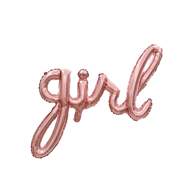 "Girl" Letter Balloon view 5