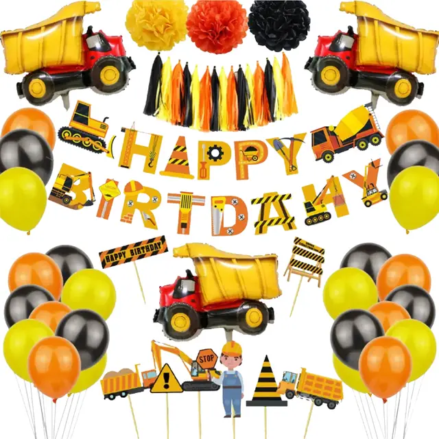 Construction Theme Birthday Kit view 5