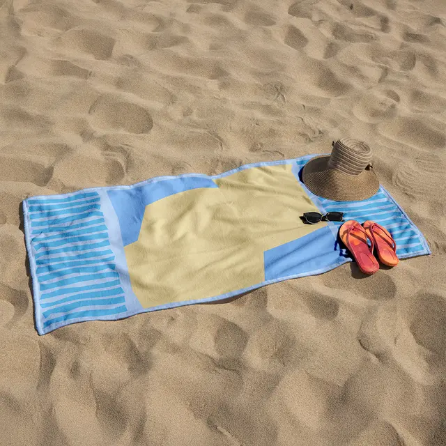 Eco-Friendly Sublimated Beach Towels view 7