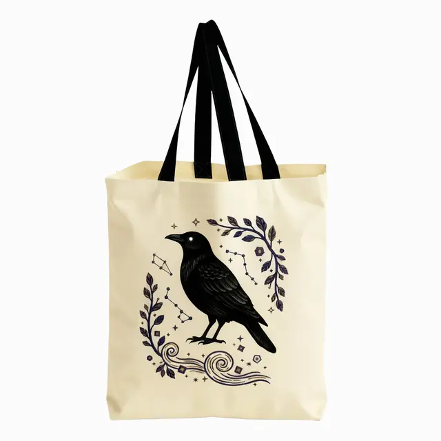 Cotton Grocery Tote Bags view 8
