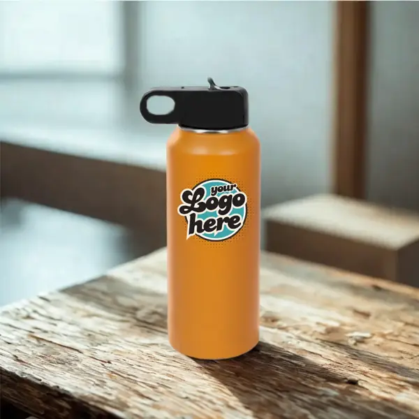 32 oz Stainless Steel Water Bottle view 3