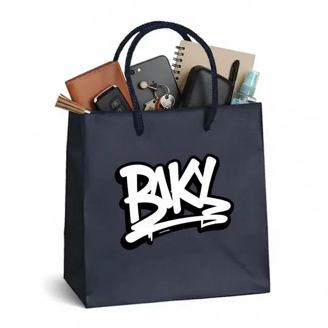 Recyclable Matte Tote Bags view 7