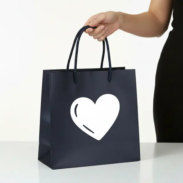 Recyclable Matte Tote Bags view 8