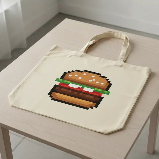 Jumbo Cotton Tote Bags (Natural) view 7