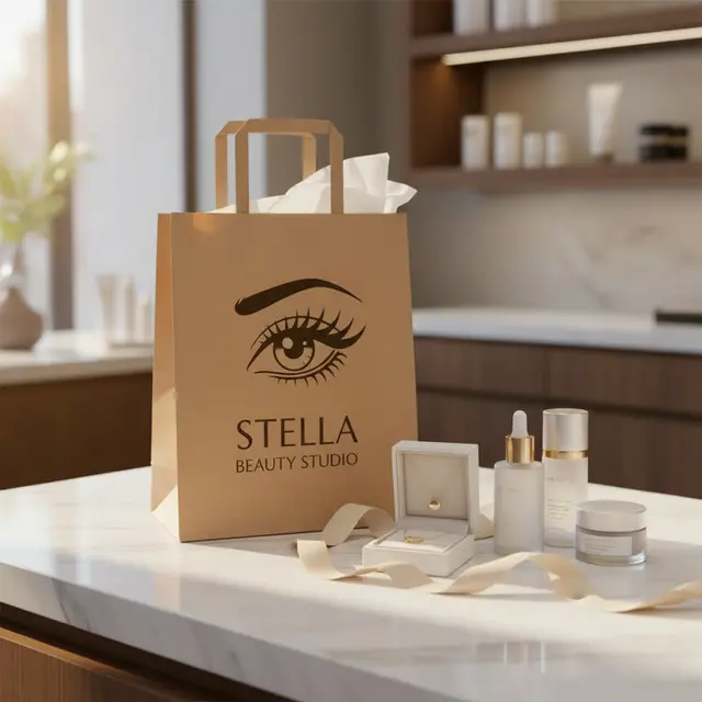 Paper Shopping Bag With Handles view 4