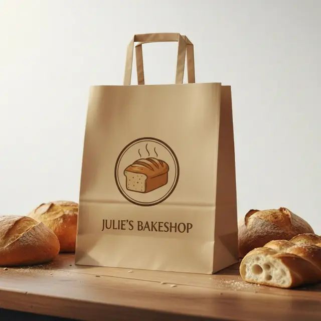 Paper Shopping Bag With Handles view 6