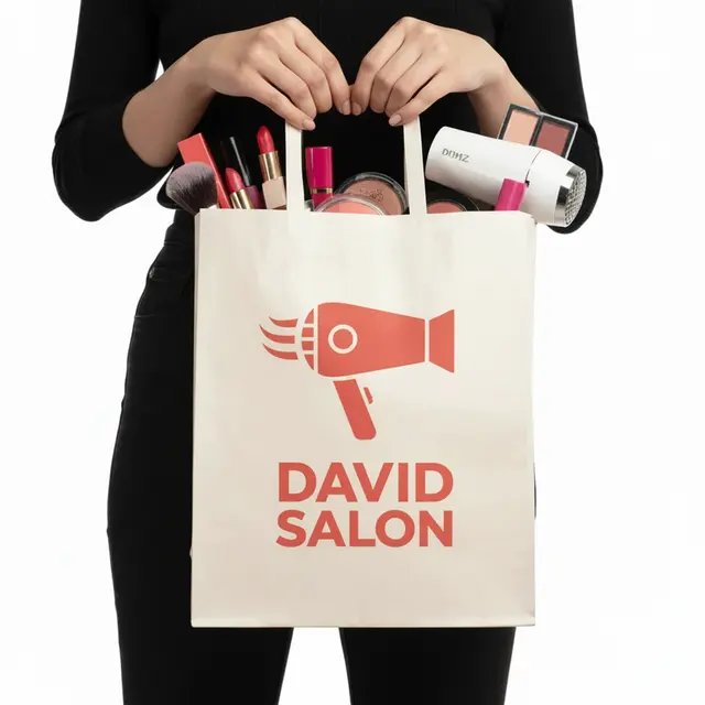 Paper Shopping Bag With Handles view 7