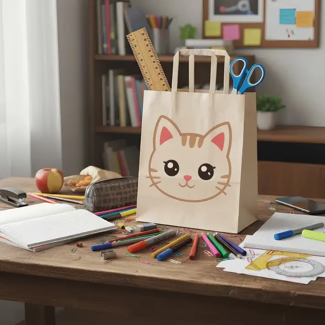 Paper Shopping Bag With Handles view 8