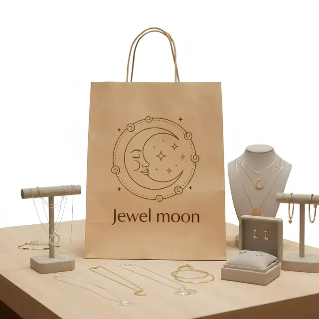 Paper Shopping Bags with Twisted Handle view 6