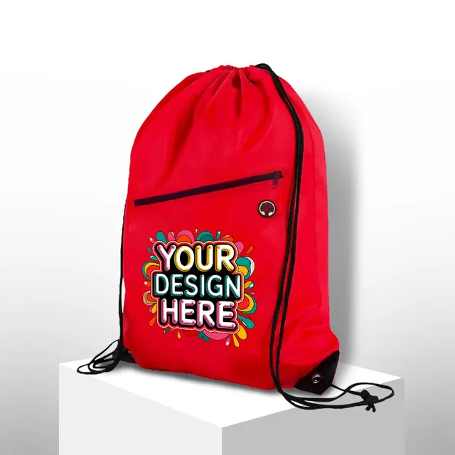 Zipper Drawstring Bags view 7