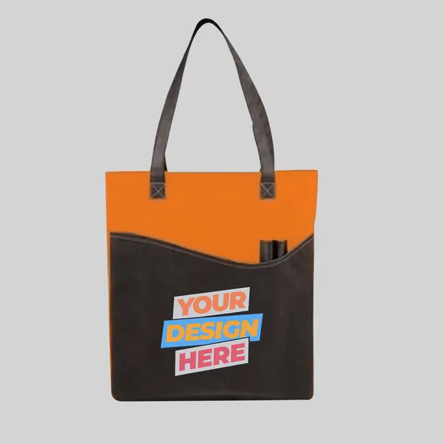 Rivers Pocket Tote Bags view 1