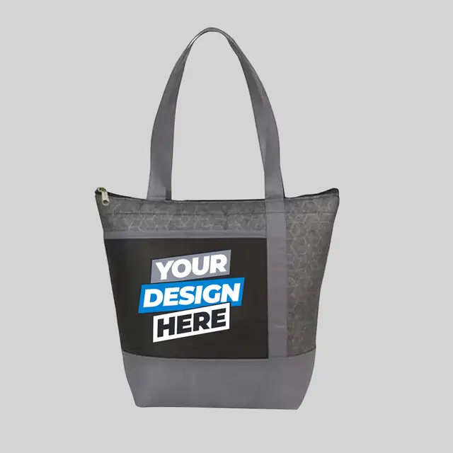 Chrome Cooler Tote Bags view 1