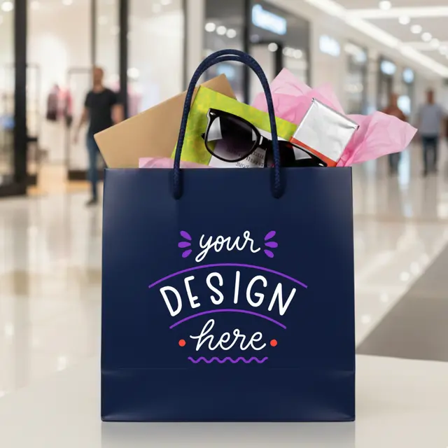 Recyclable Matte Tote Bags view 6