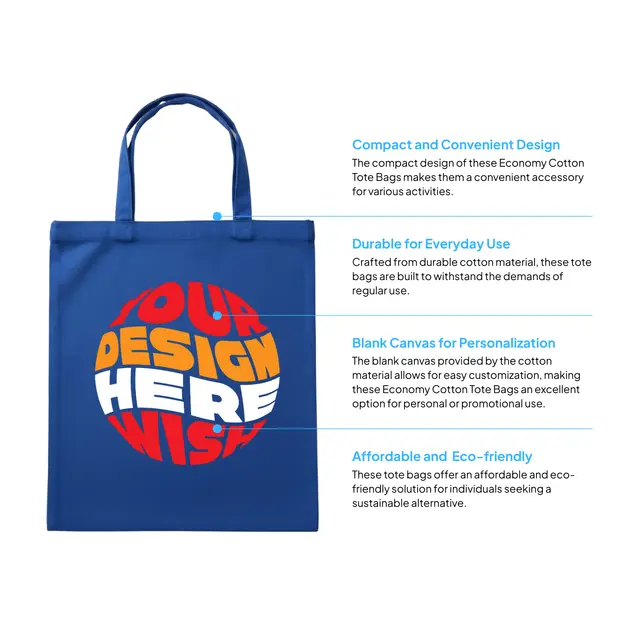 100% Cotton Tote Bags view 2