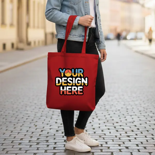 Economy Cotton Tote Bags view 5