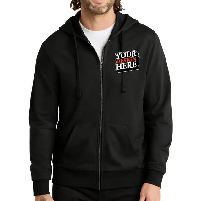 Allmade Unisex Organic French Terry Full-Zip Hoodie view 6