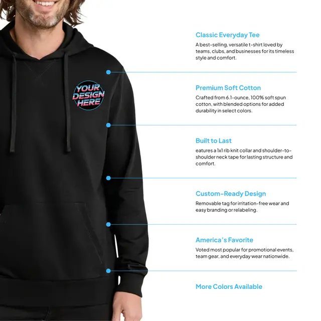 Allmade Unisex Organic French Terry Pullover Hoodie view 2