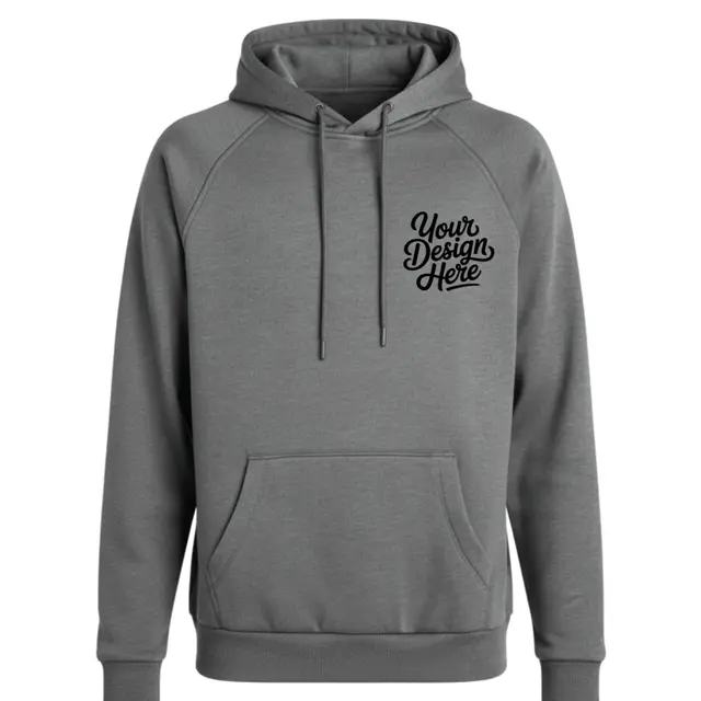 Allmade Unisex Organic CVC Fleece Pullover Hoodie view 3