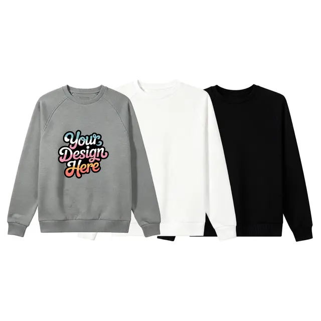 Allmade Unisex Organic CVC Fleece Crewneck Sweatshirt view 5