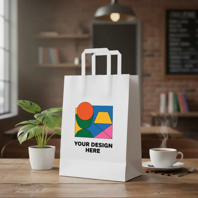 Paper Shopping Bag With Handles view 3