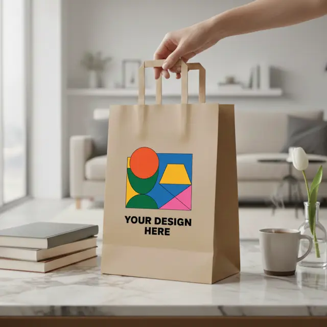 Paper Shopping Bag With Handles view 5