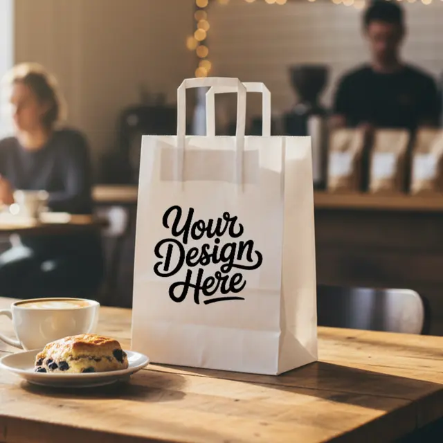 Paper Shopping Bag With Handles view 5